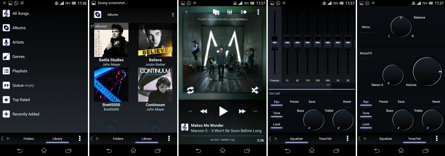 Poweramp Aplikasi musik android